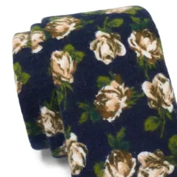 Original Penguin Auriel Floral Tie, One Size, NAVY, NWT - Picture 2 of 4